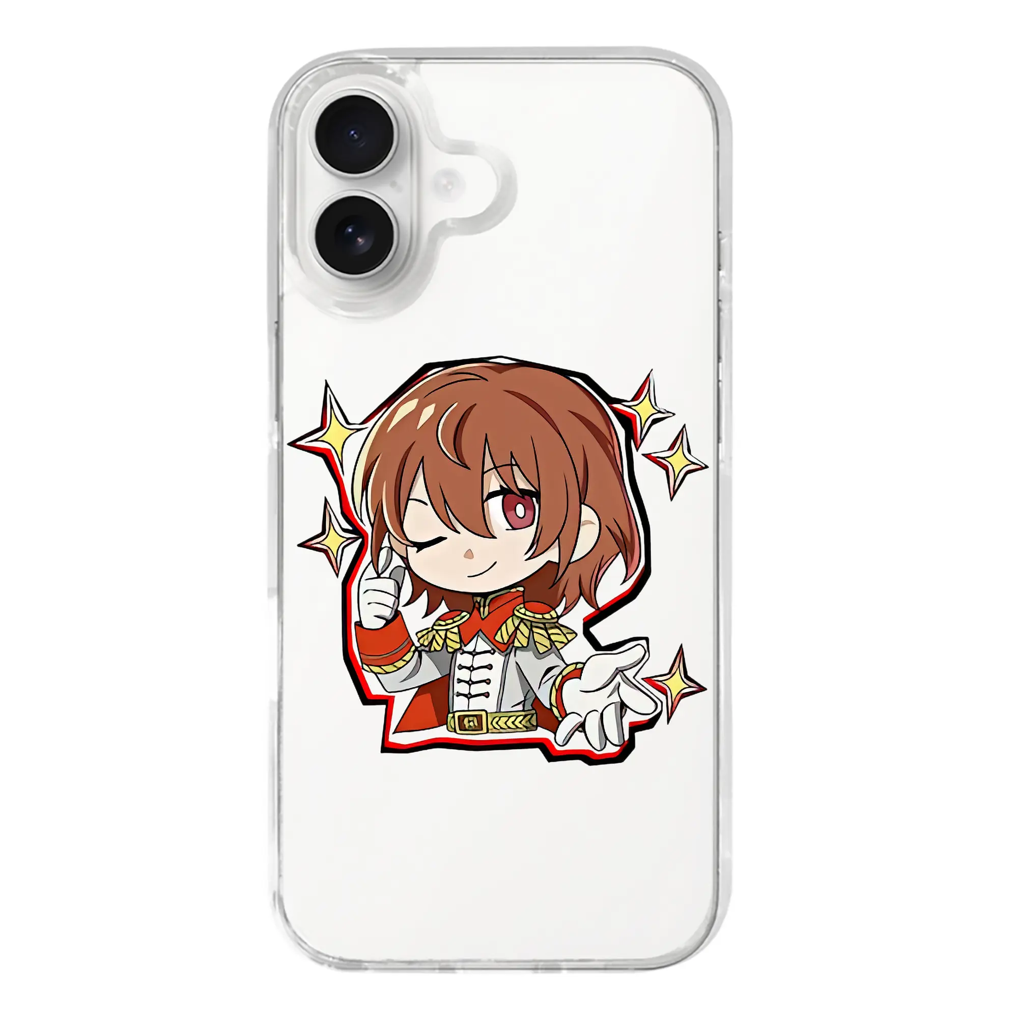 ペルソナ グッズ,明智吾郎 - iPhone 17シリーズ 透明スマホケース – 薄型・耐衝撃・精密フィット保護カバー